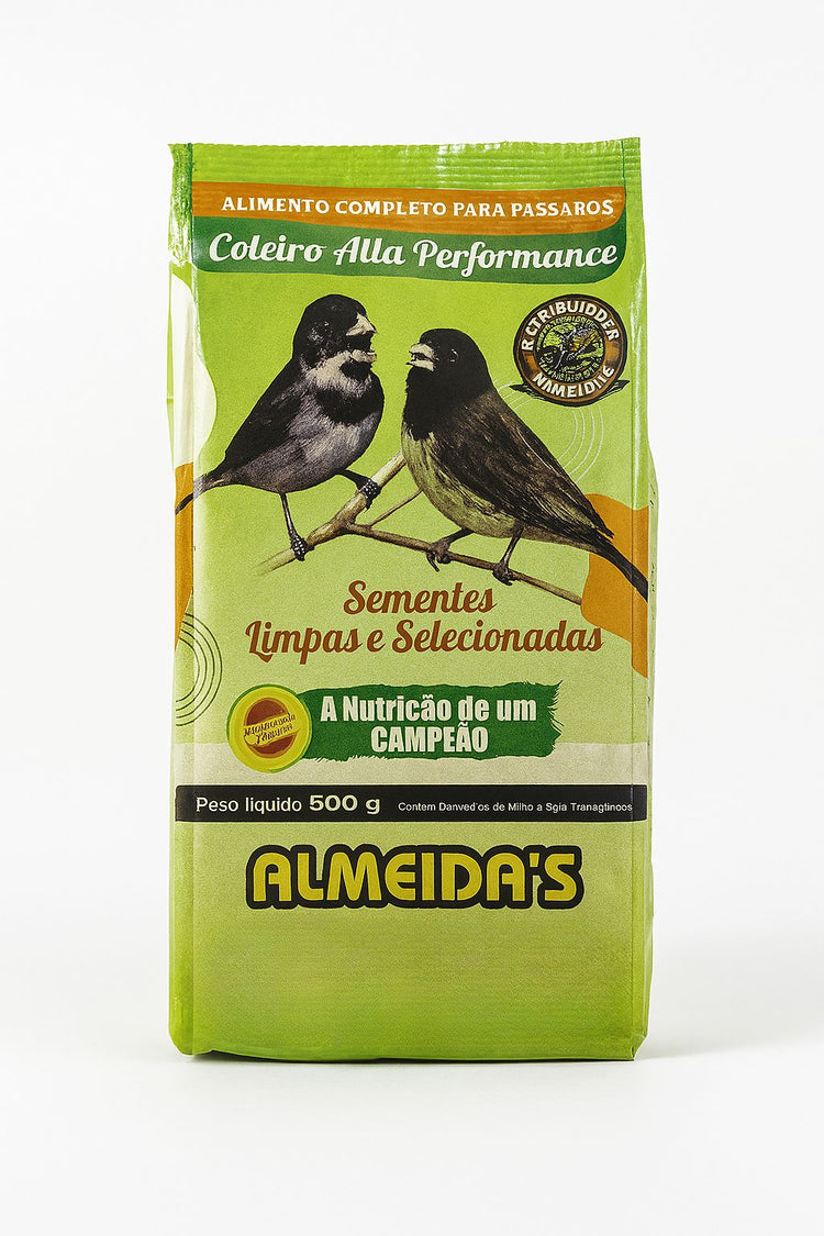Kit - 1 Coleiro Alta Performance 500g + 1 Canjiquinha 220g