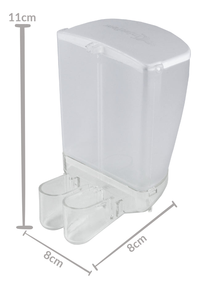 DISPENSER DE SEMENTE 2 BICOS MALHA LARGA/JANELA DJ