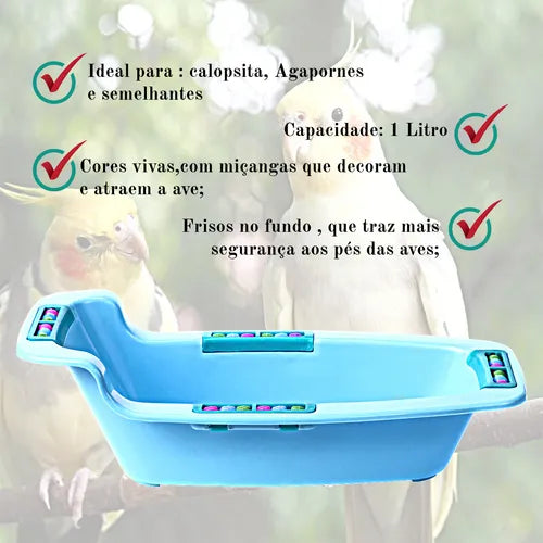 BANHEIRA PARA CALOPSITA 1LITRO