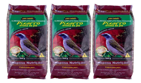 KIT - 3 MISTURA PIXARRO AROMA JILÓ - 500G CADA