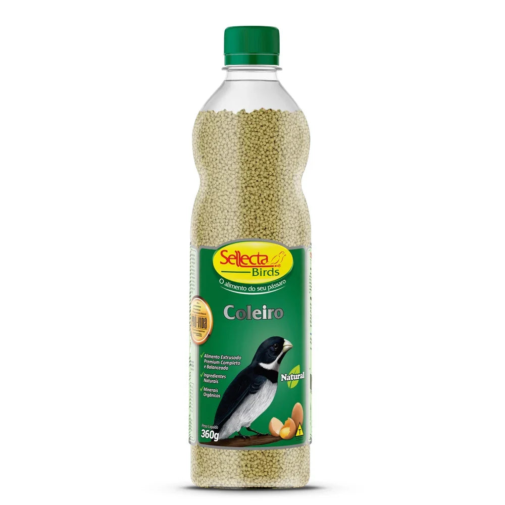 SELLECTA EXTRUSADO COLEIRO NATURAL - 360G