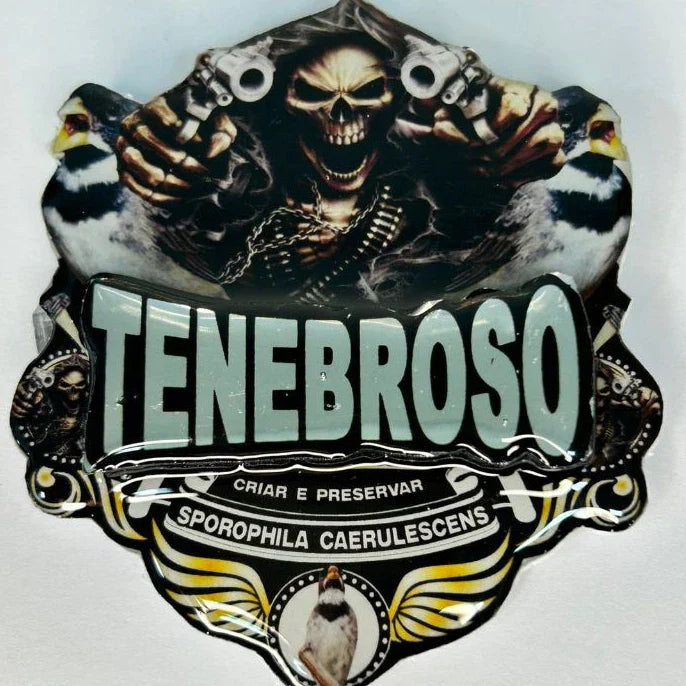 PLACA DE COLEIRO  PERSONALIZADA EM 3D COM NOME DO PÁSSARO