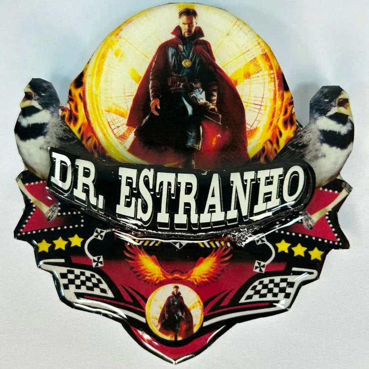 PLACA DE COLEIRO  PERSONALIZADA EM 3D COM NOME DO PÁSSARO