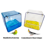 BANHEIRA EXTERNA  P/ PÁSSAROS  500ML
